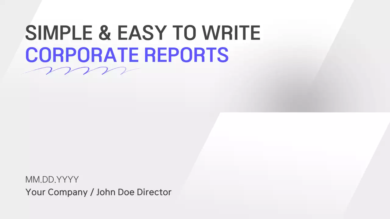 Grey Professional Corporate Guide Presentation