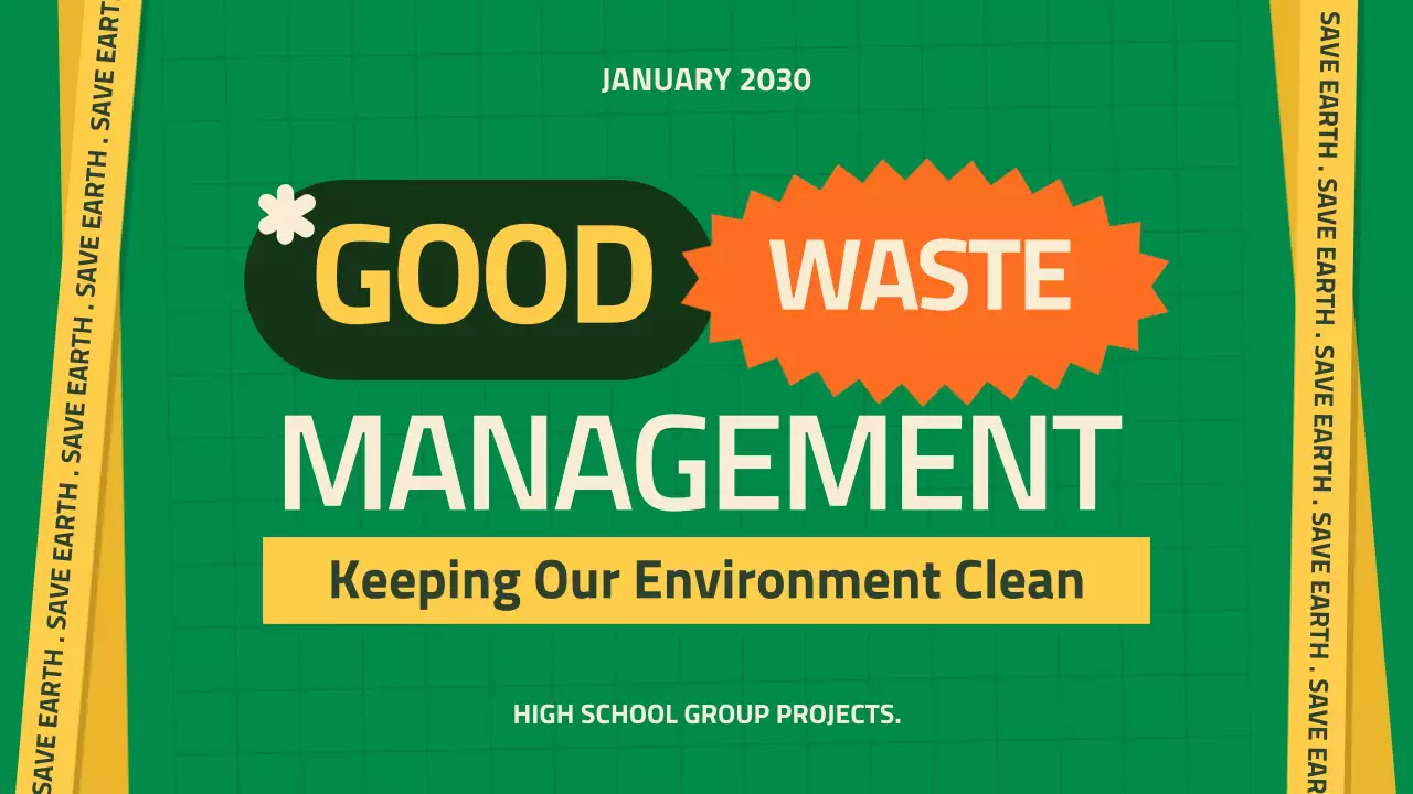 Green Modern Waste Guideline Presentation
