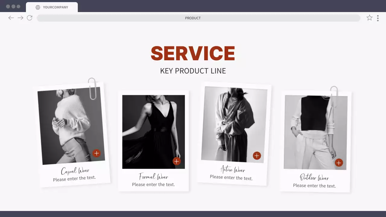 그레이 모던 패션 프로모션 프리젠테이션