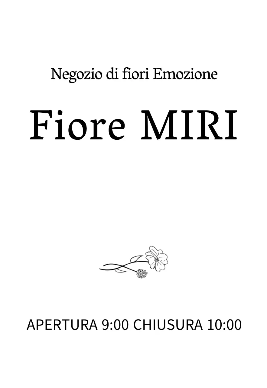 Fiorista insegna negozio di fiori con un sentimentale floreale linea illustrazione schizzo