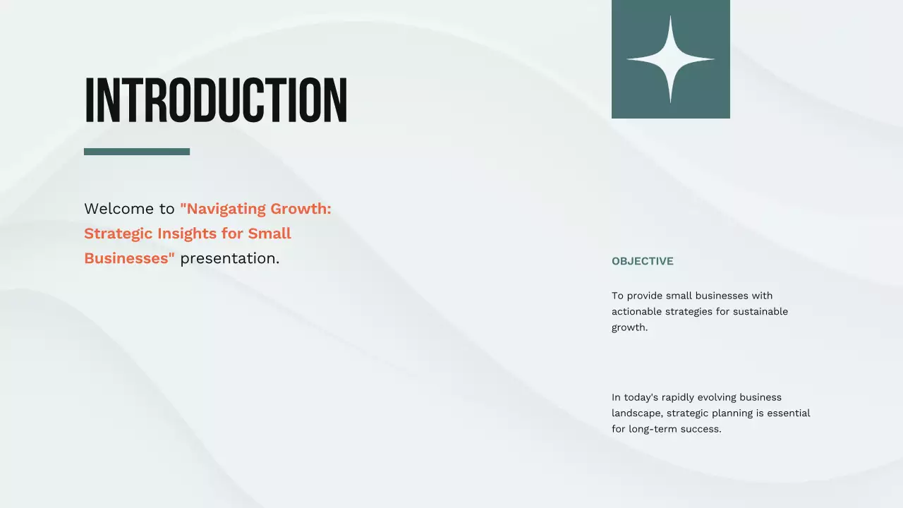 Orange Professional Business Guide Presentation