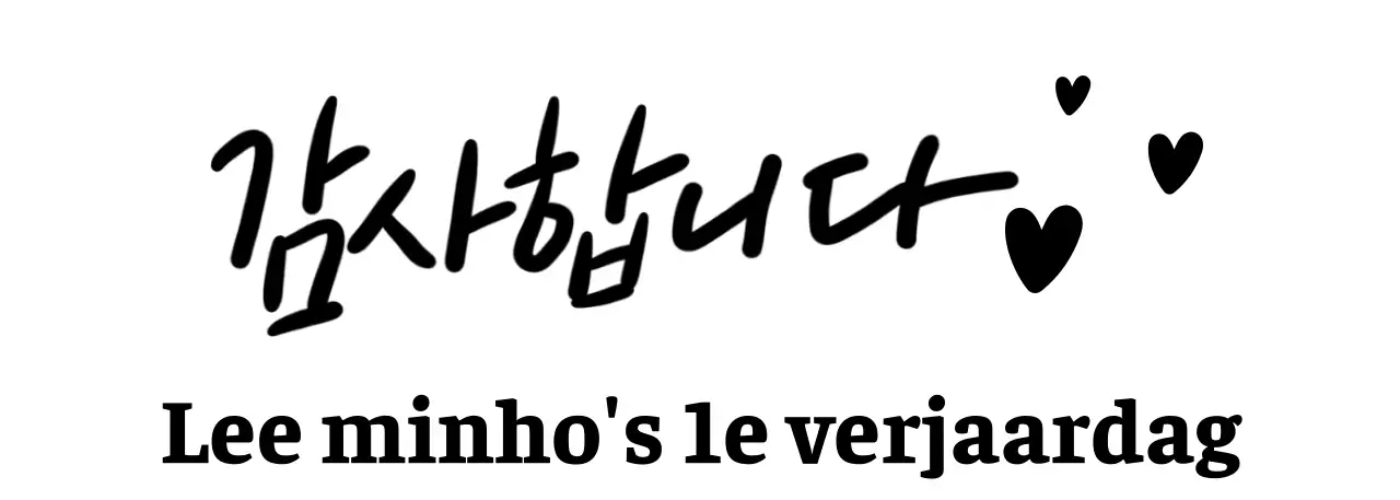 Eenvoudige viering van de eerste verjaardag met kalligrafie, schreefletters en hartjes