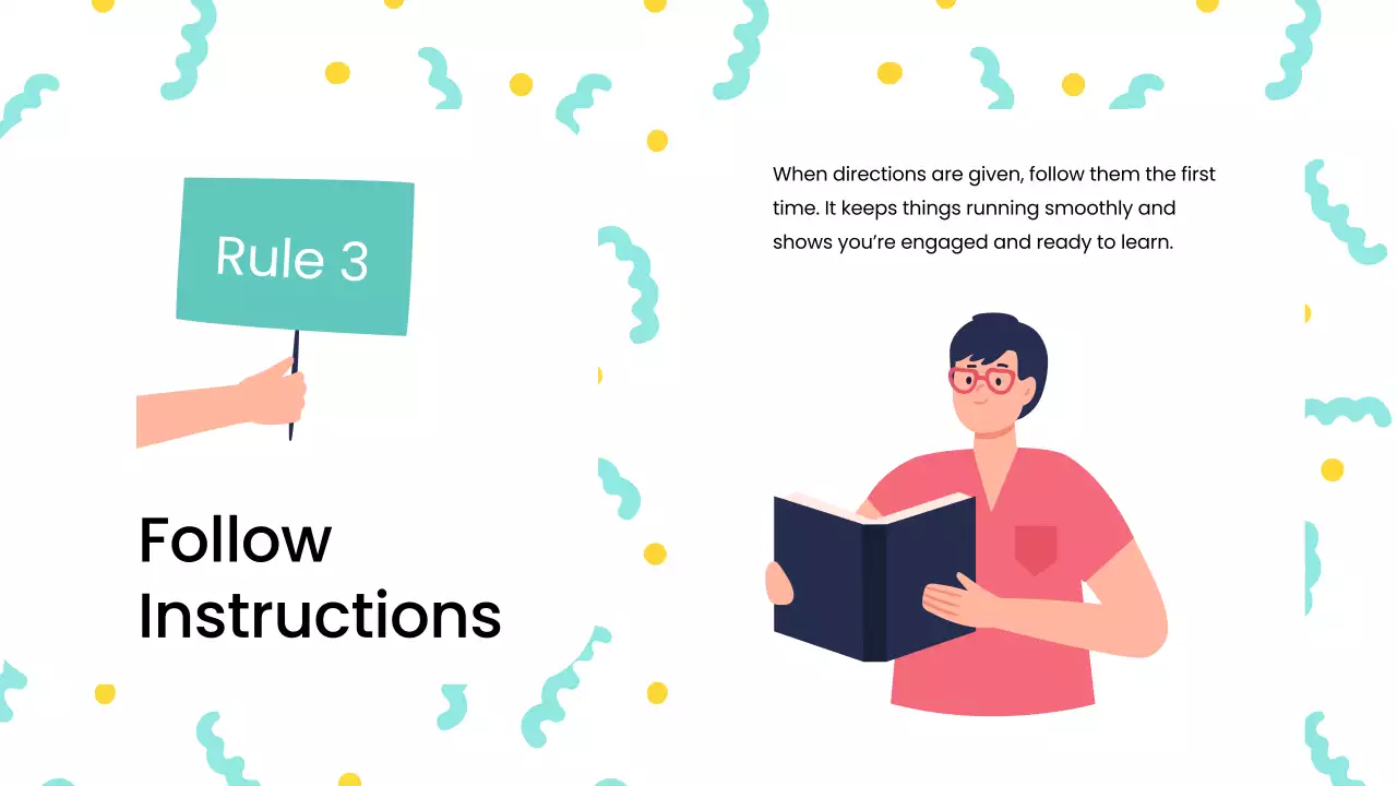 Apresentação do Guia de Sala de Aula Simples Azul