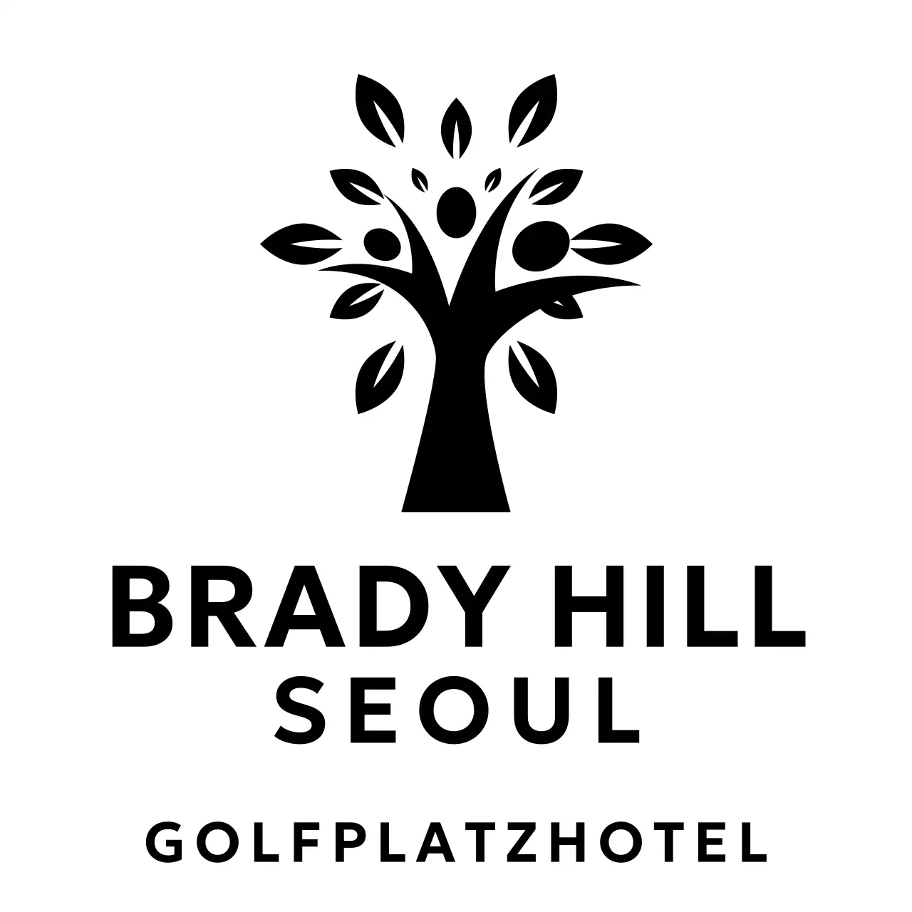 Hoteldesign mit Illustration eines Baumes mit Beeren