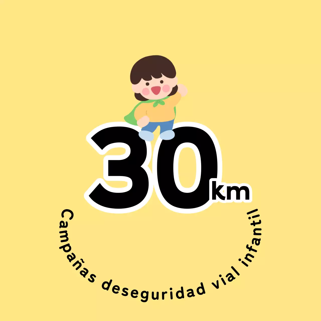 Simpática campaña de seguridad vial con personajes infantiles