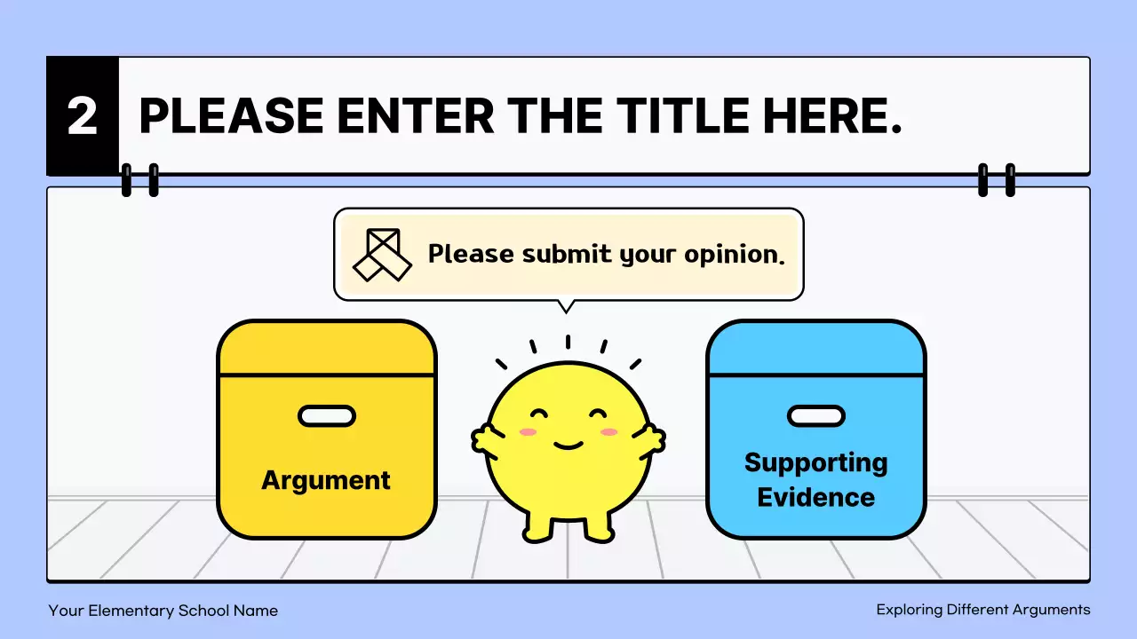 Yellow Cartoon Learning Presentation