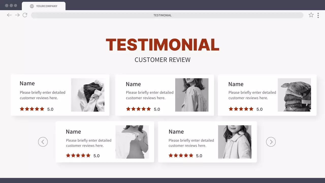 그레이 모던 패션 프로모션 프리젠테이션