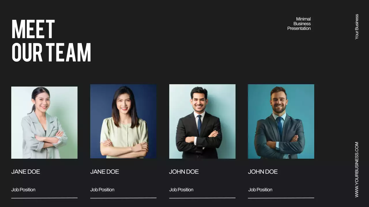 Black Minimal Business Proposal Document Presentation