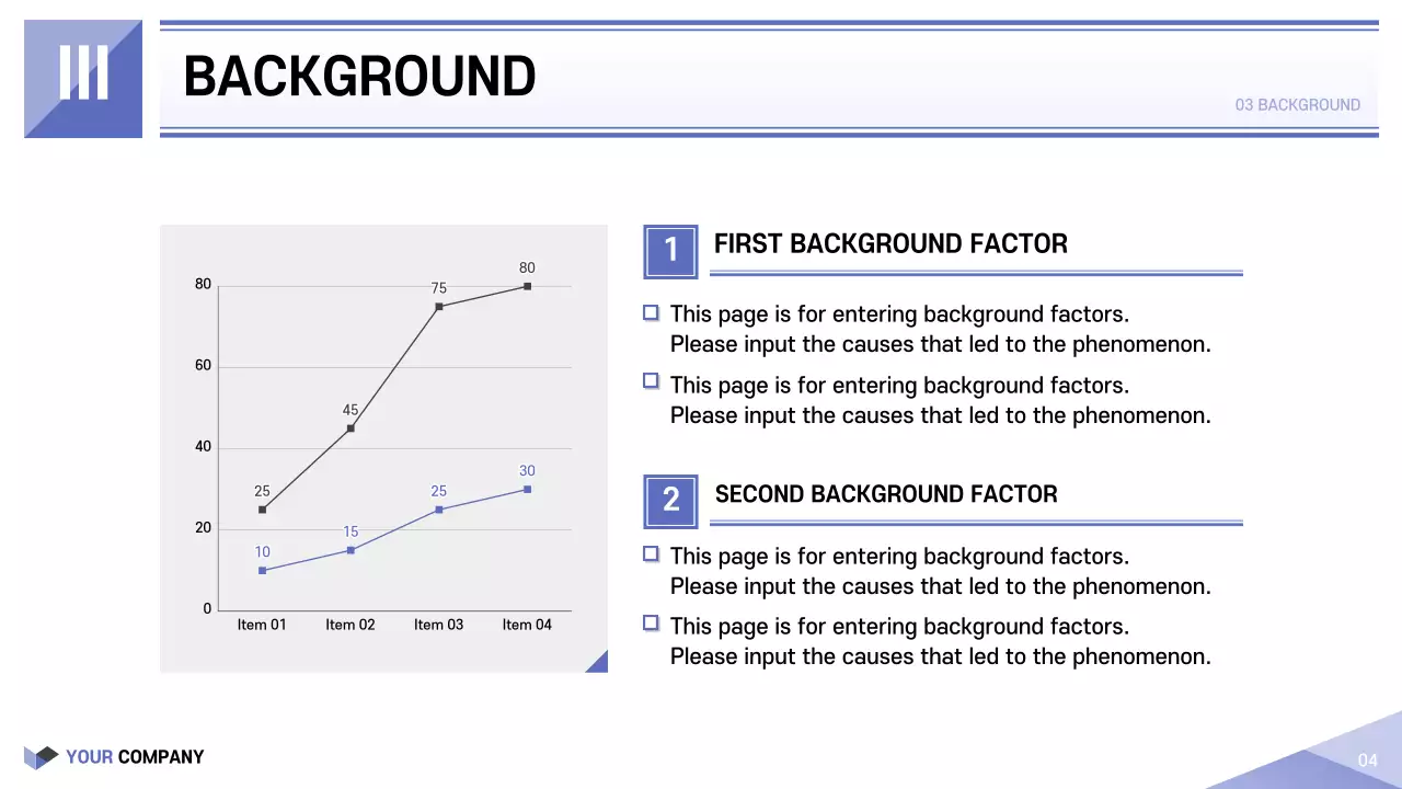 A simple mauve and white public sector printable report