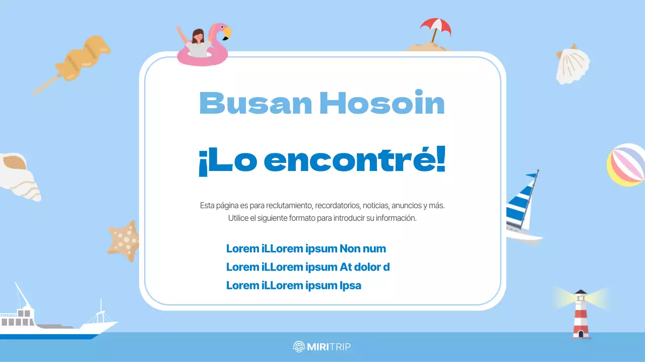 Promoción de los barrios azul claro y beige de Busan