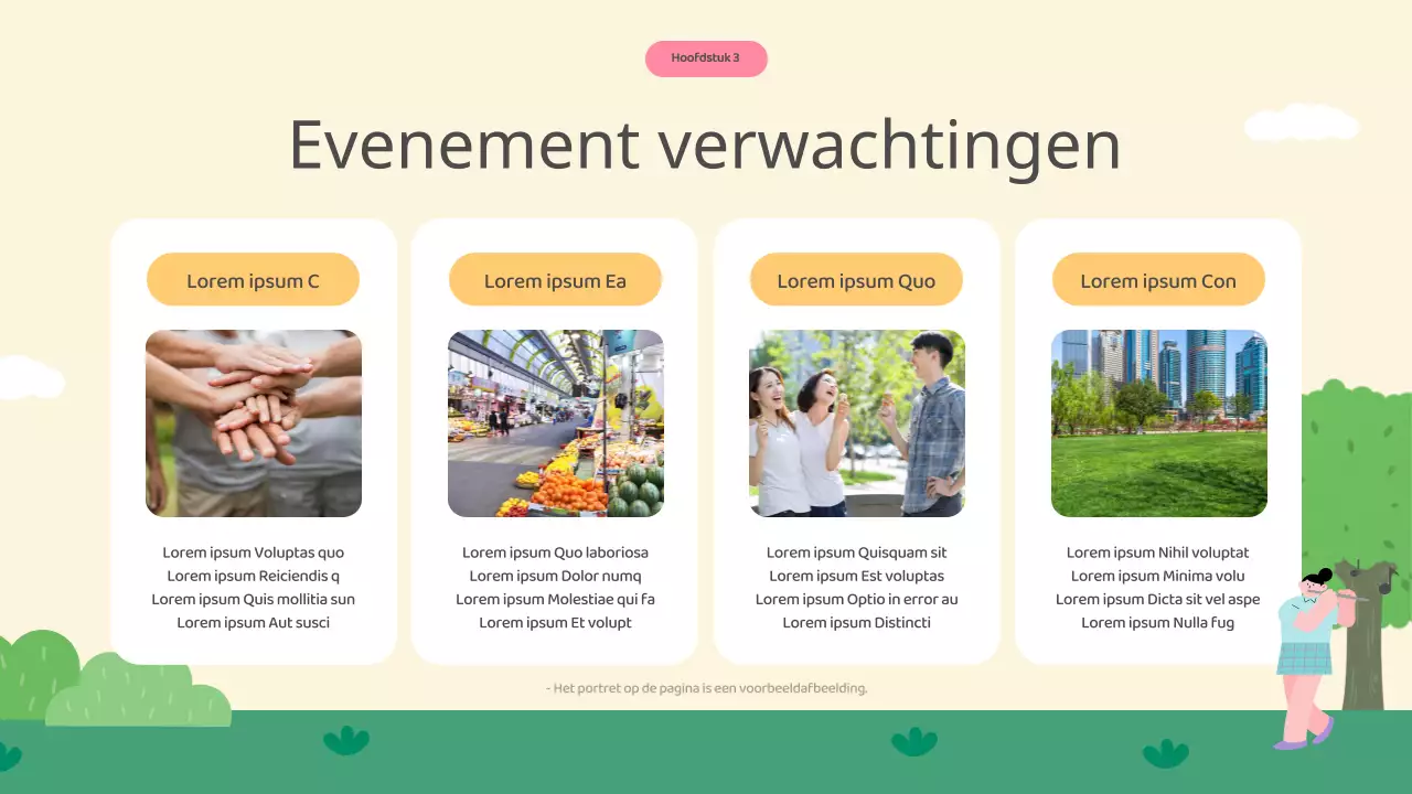 Groen en Roze Festival van de Hoop Sponsoring Voorstel