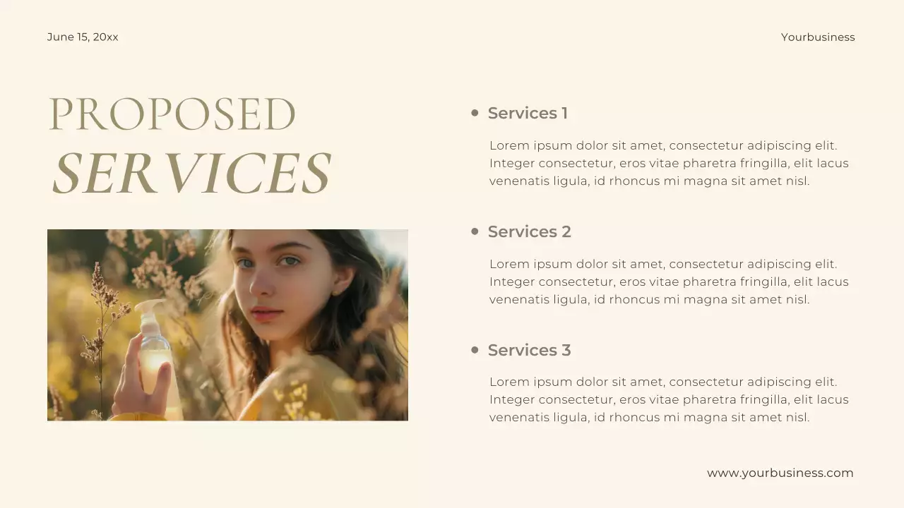 베이지 미니멀리스트 프로젝트 프레젠테이션