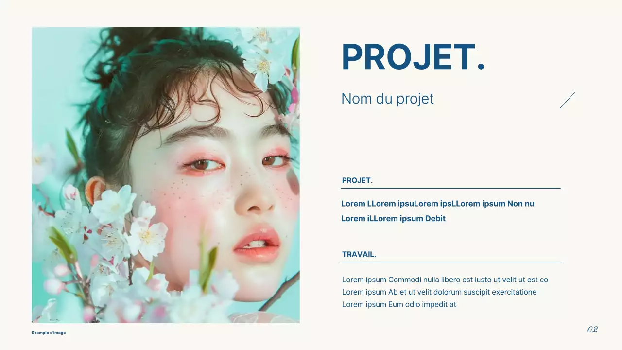 Un simple portefeuille de marketing en bleu clair