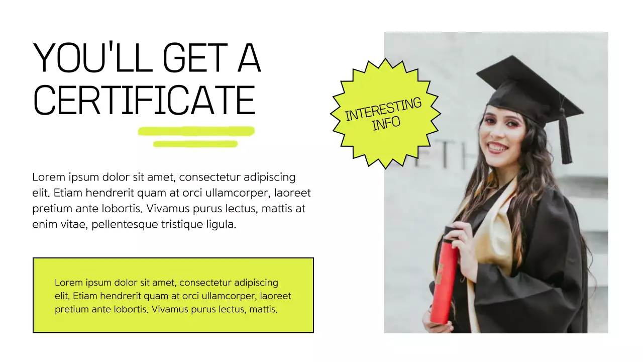 White Modern Online Course Promotion Presentation