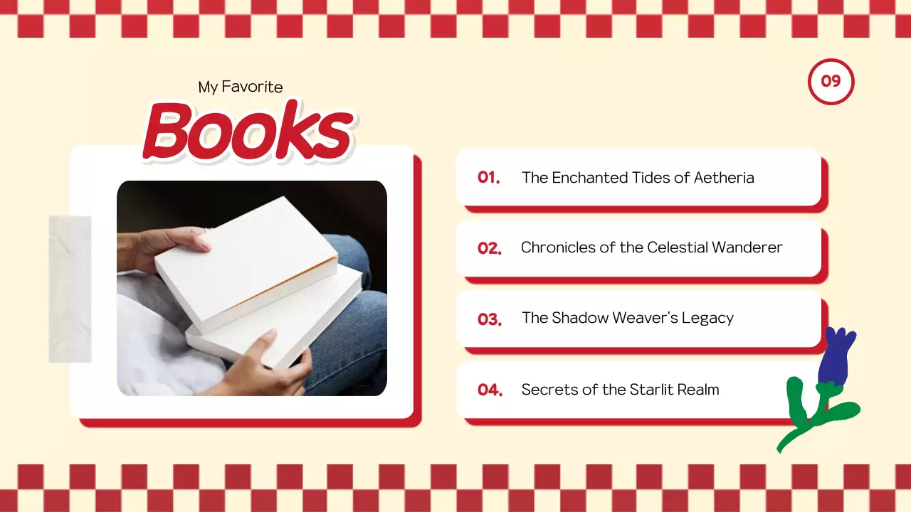 Red Trendy Personal Introduction Presentation