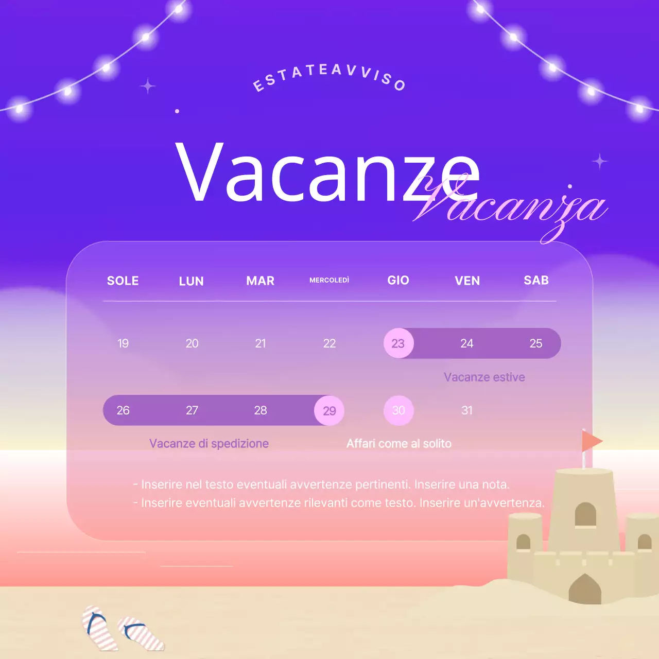 Una carrellata dei nostri eventi estivi preferiti in blu