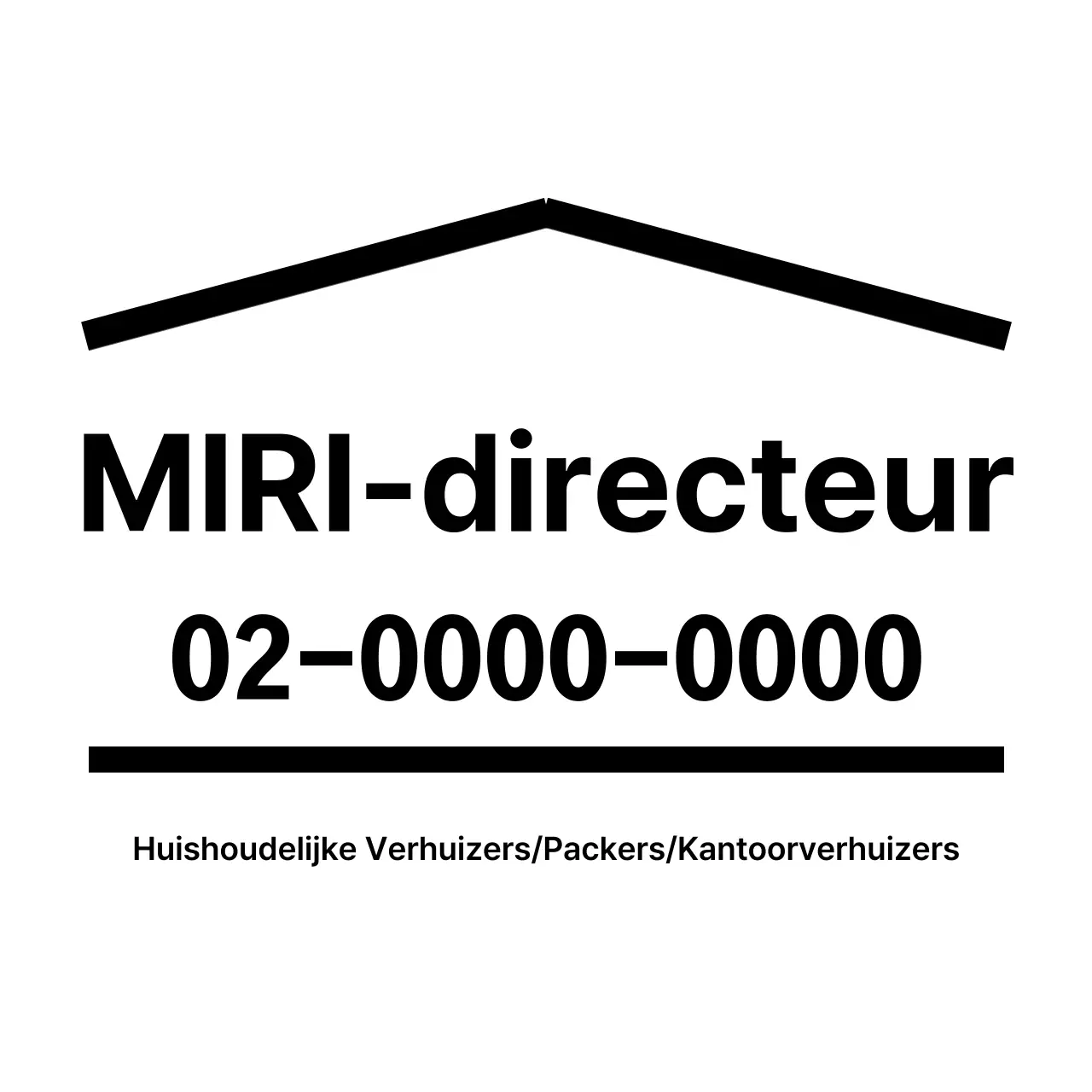 Ontwerp met rechte lijnen in de vorm van een huis