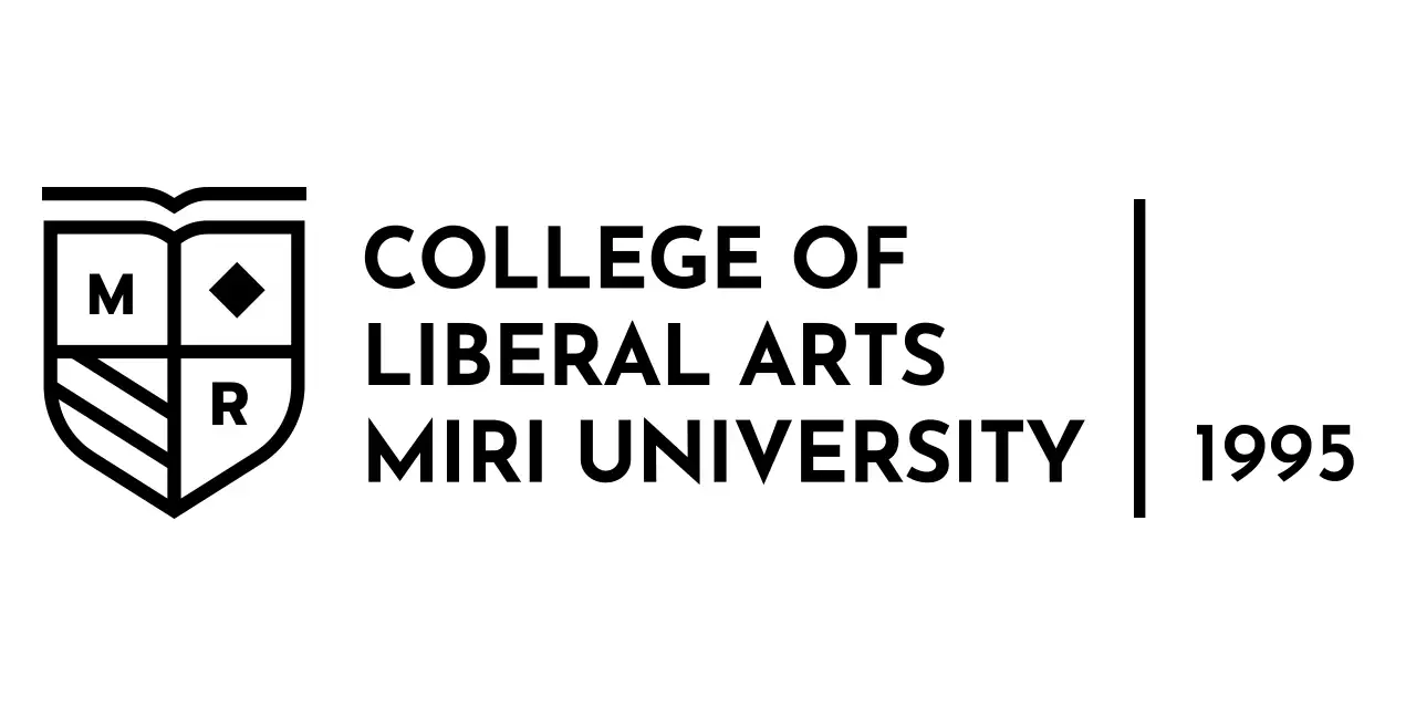 Design with a school symbol in the form of a flag