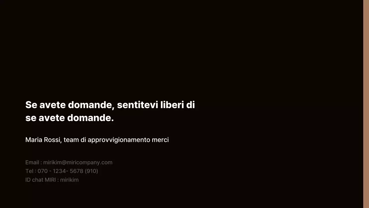 Proposta di merchandising semplice in marrone e beige