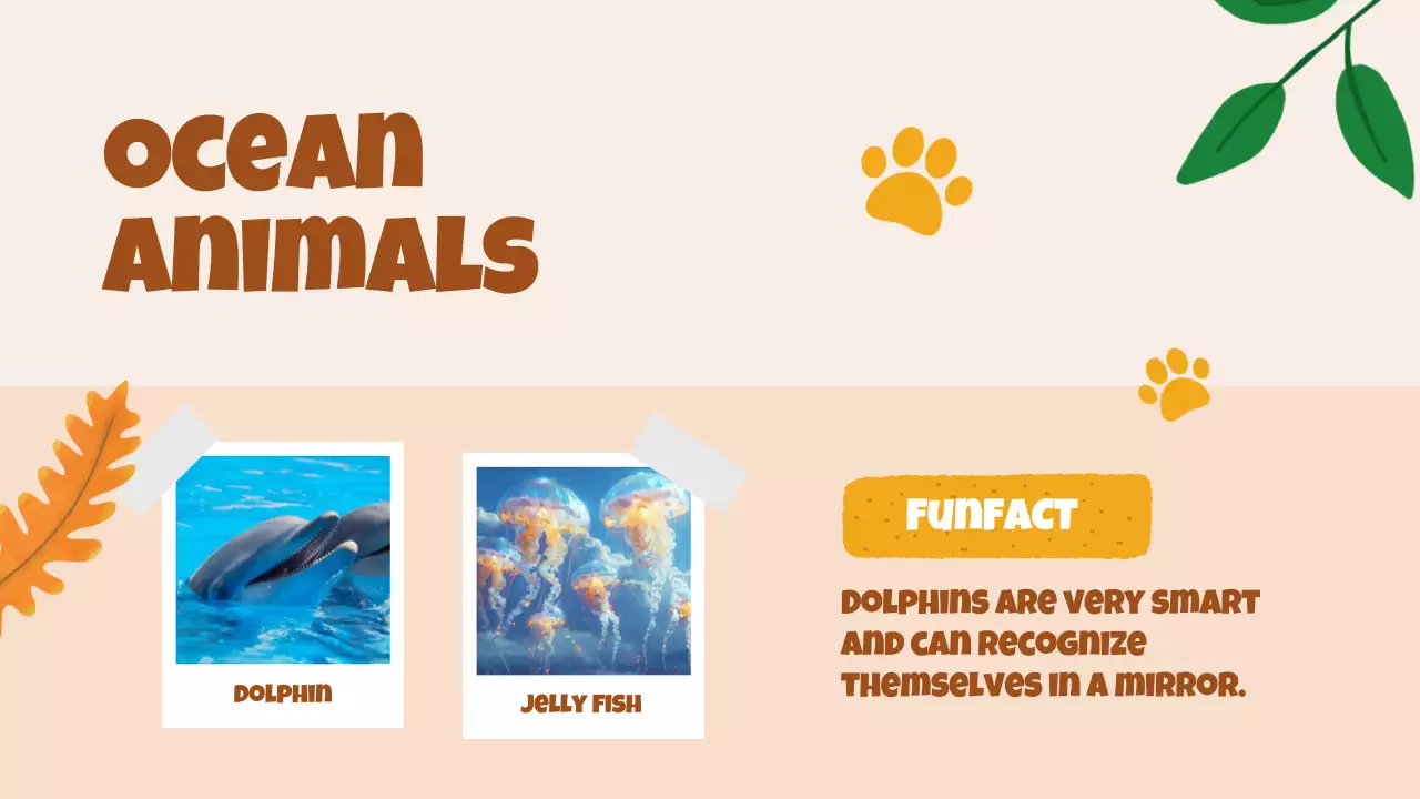 Brown Playful Animals Guide Presentation