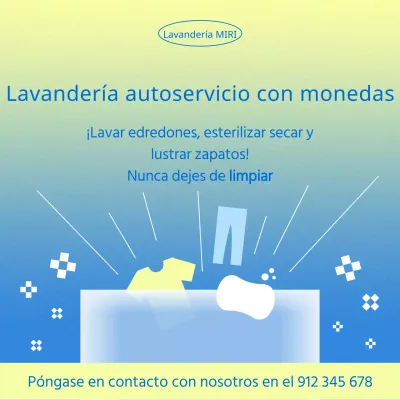 Promover el lavado de monedas con colores amarillo y azul