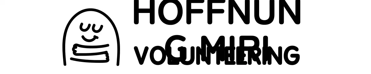 Umarmende Illustrationskampagne mit abgerundetem Text