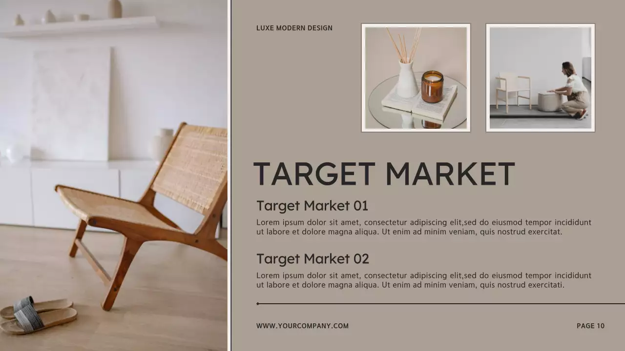 Beige Modern Interior Design Promotion Presentation