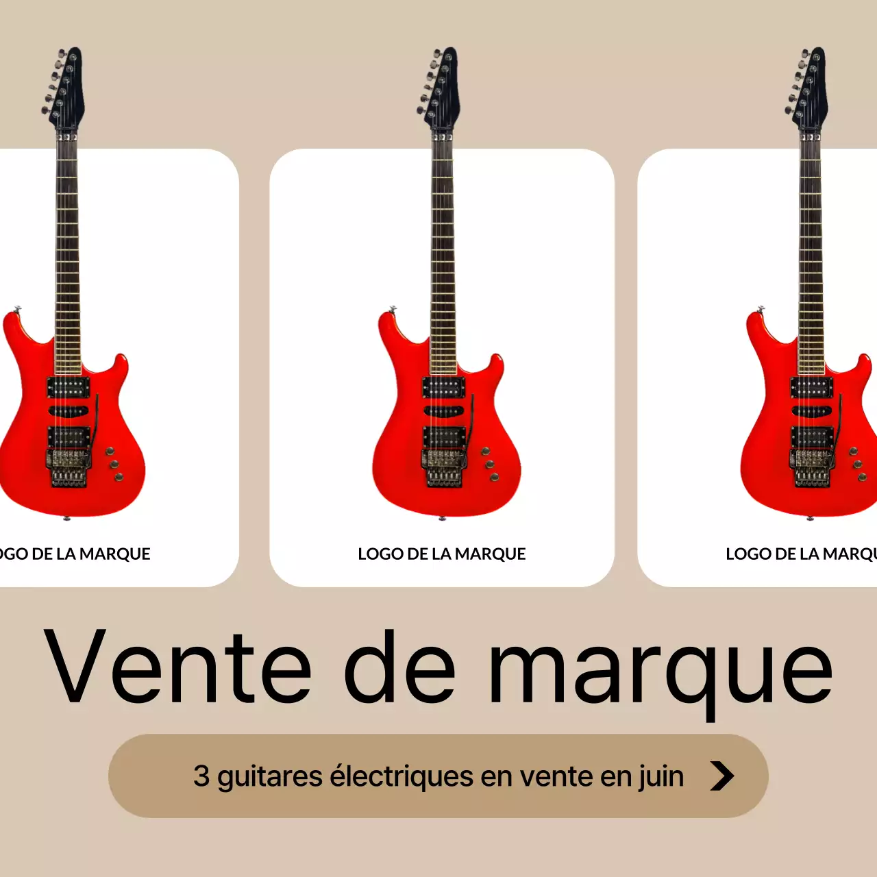 Promouvoir la vente d'instruments modernes en or et en blanc