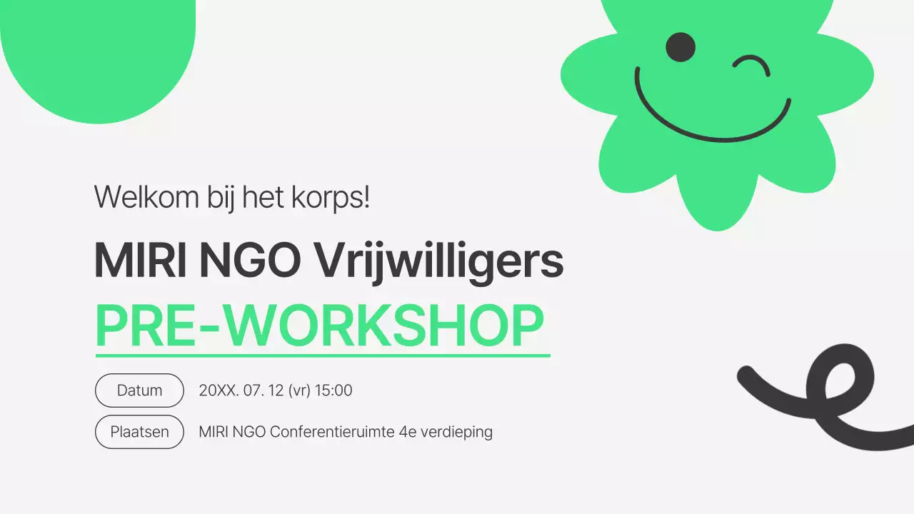 Een eenvoudige, groene en grijze inleiding tot NGO-vrijwilligerswerk vóór de workshop