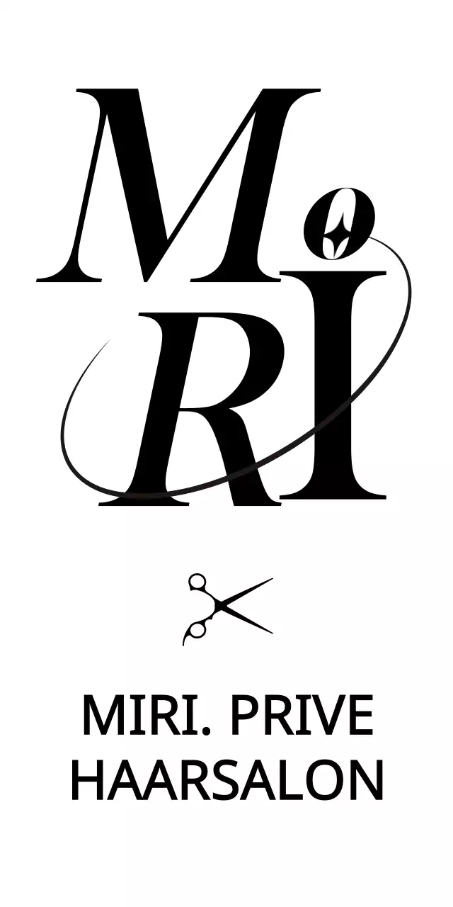 Stijlvolle privé kapsalon logo's