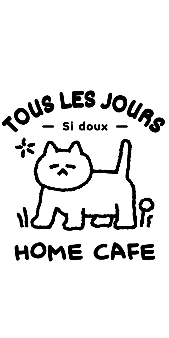 Logo avec une illustration de chat mignon