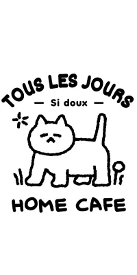 Logo avec une illustration de chat mignon