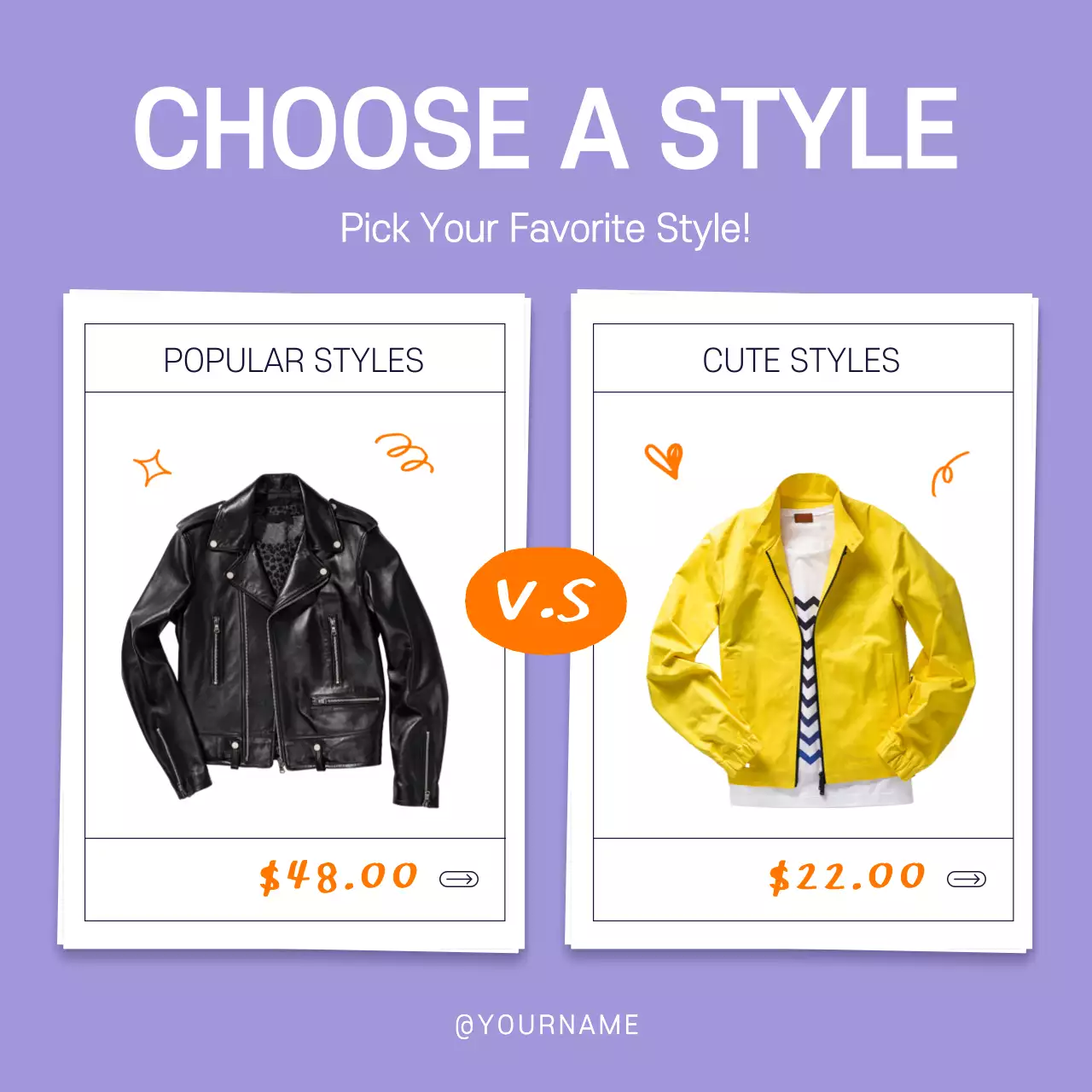 Modern Summer Clothing Styles in Mauve and Orange post