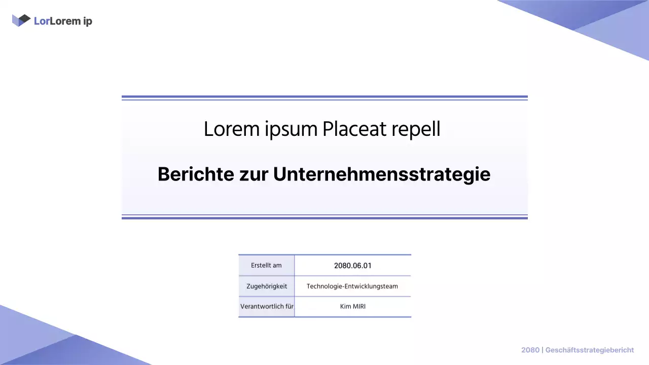 Einfacher druckbarer Bericht für den öffentlichen Sektor in Mauve und Weiß