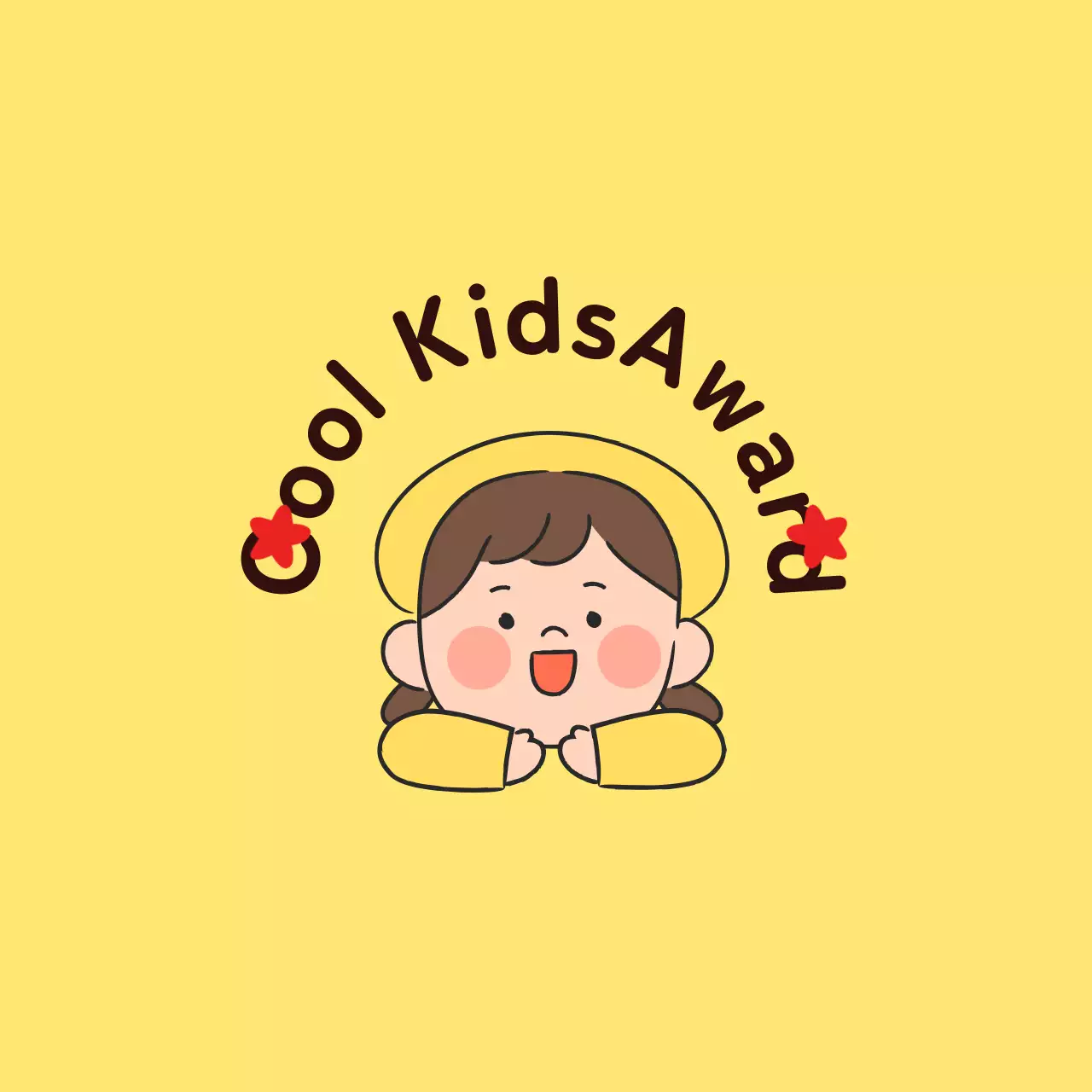 Niedliche Komplimentpreise mit Kinderillustrationen