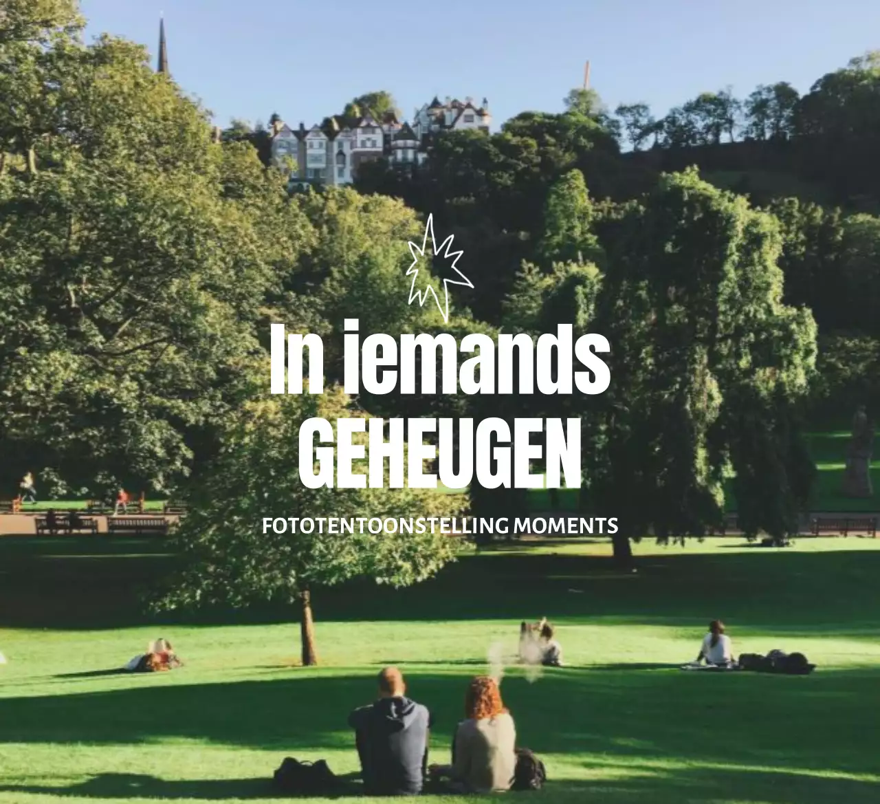 Fototentoonstelling merchandise met emotionele fotografie en beletteringsconcepten