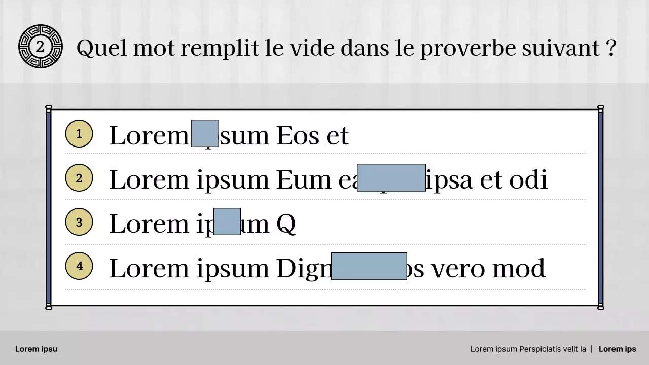 Proverbes traditionnels de l'école primaire en gris et bleu marine Ressources pédagogiques
