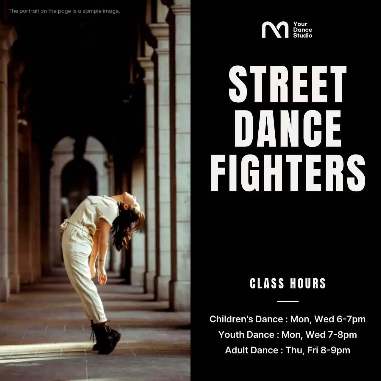 Black Urban Dance Class Social Media Post