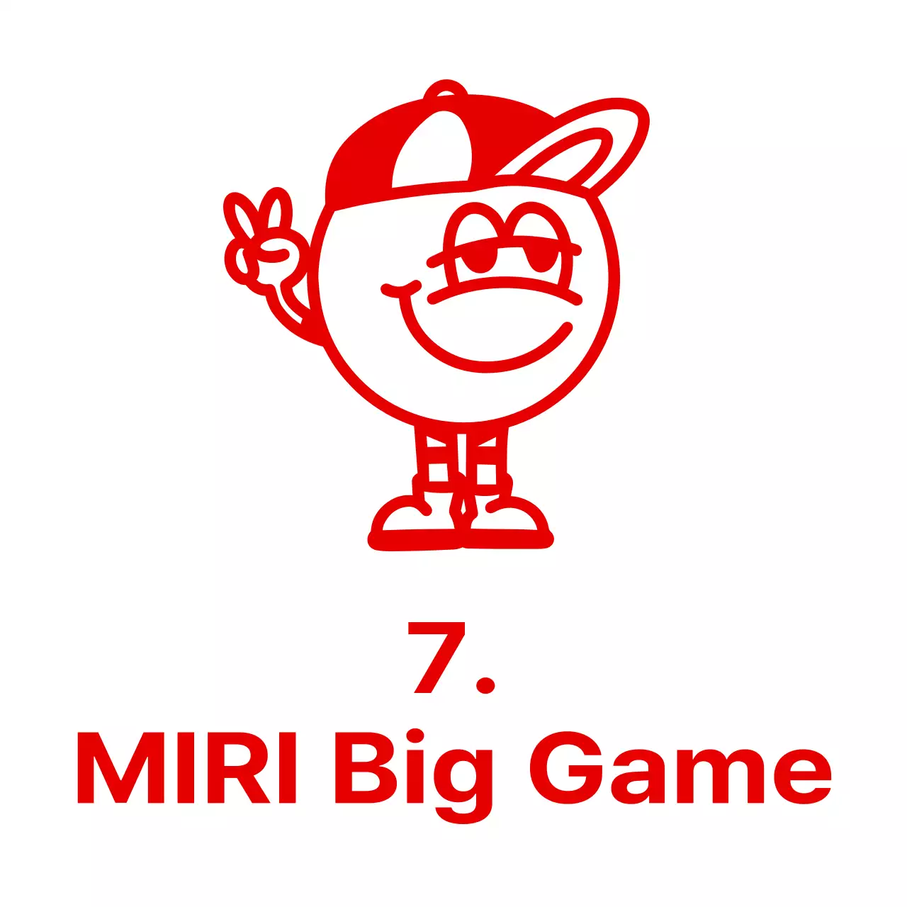 Ein süßer Sporttag mit einer Figur mit Hut