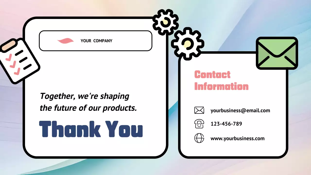 Blue Modern Product Presentation