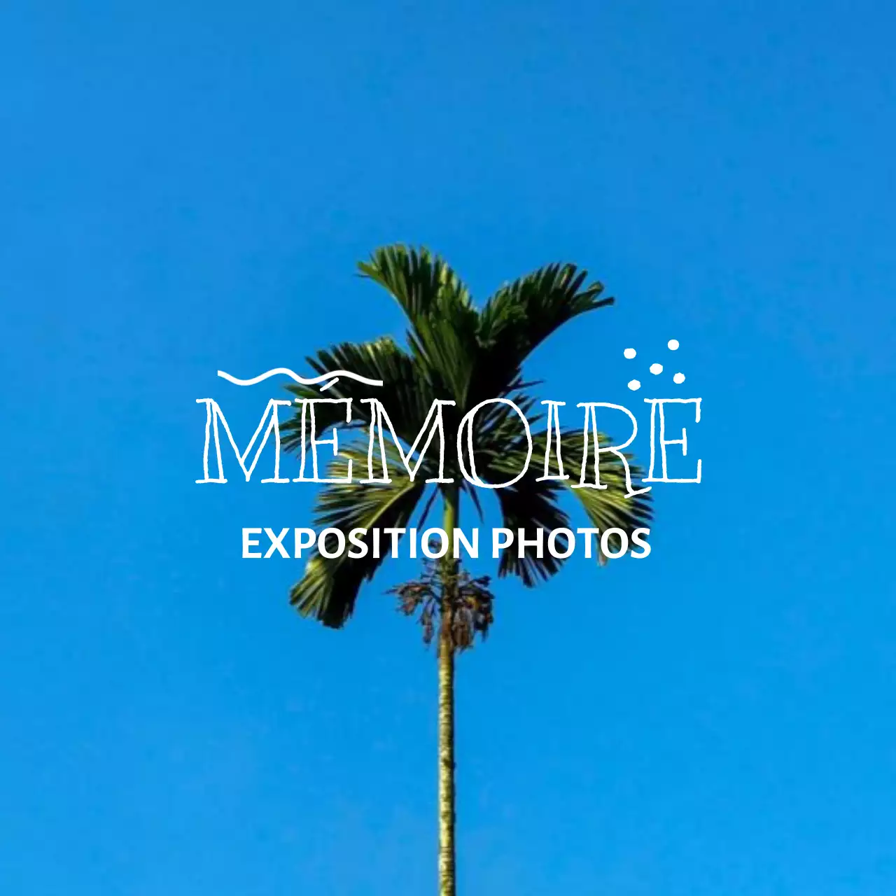 Exposition de photos et de marchandises avec des concepts de photographie et de lettrage émotionnels