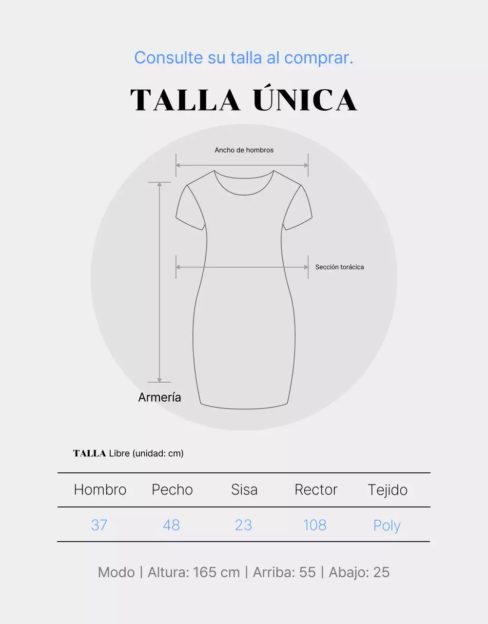 Moderno vestido de moda veraniega en azul y celeste publicitario