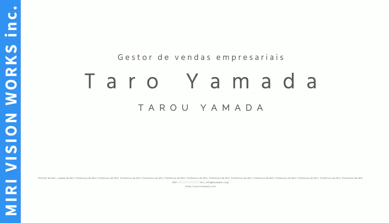 Cartão de visita simples para executivos de vendas empresariais em branco e azul claro