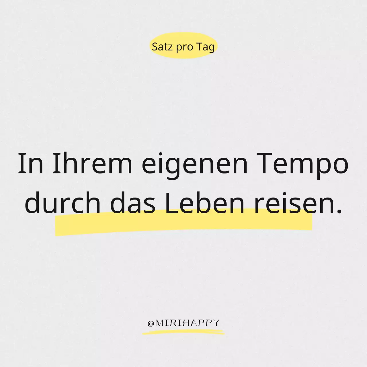 Gelb und grau minimalistische Zitate sentimentale Phrasen Post