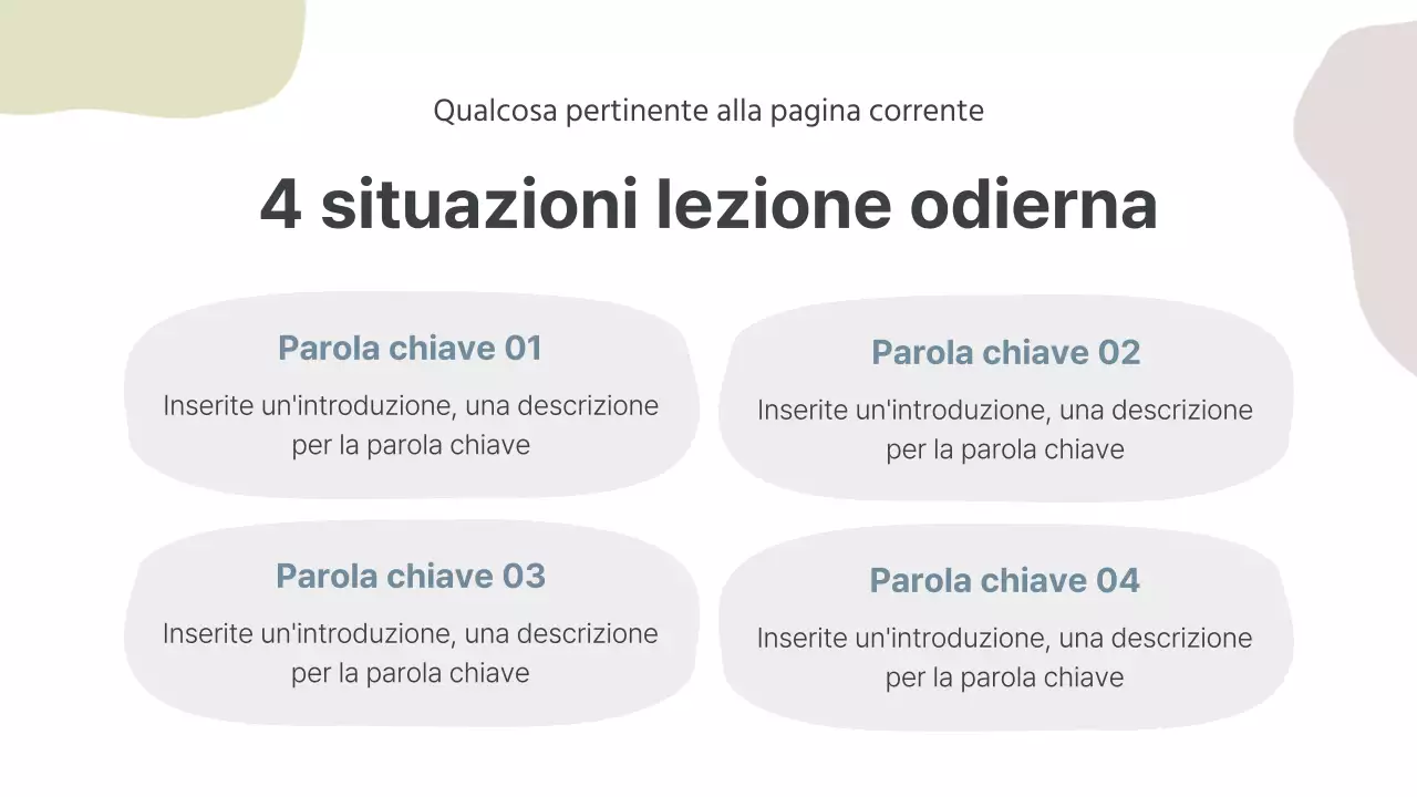 Materiale didattico per insegnanti grigio e semplice