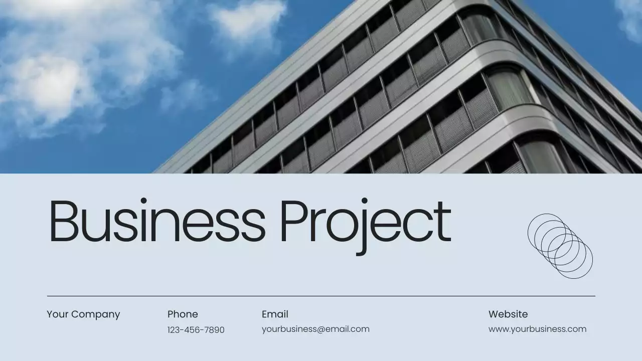 Blue Modern Business Presentation