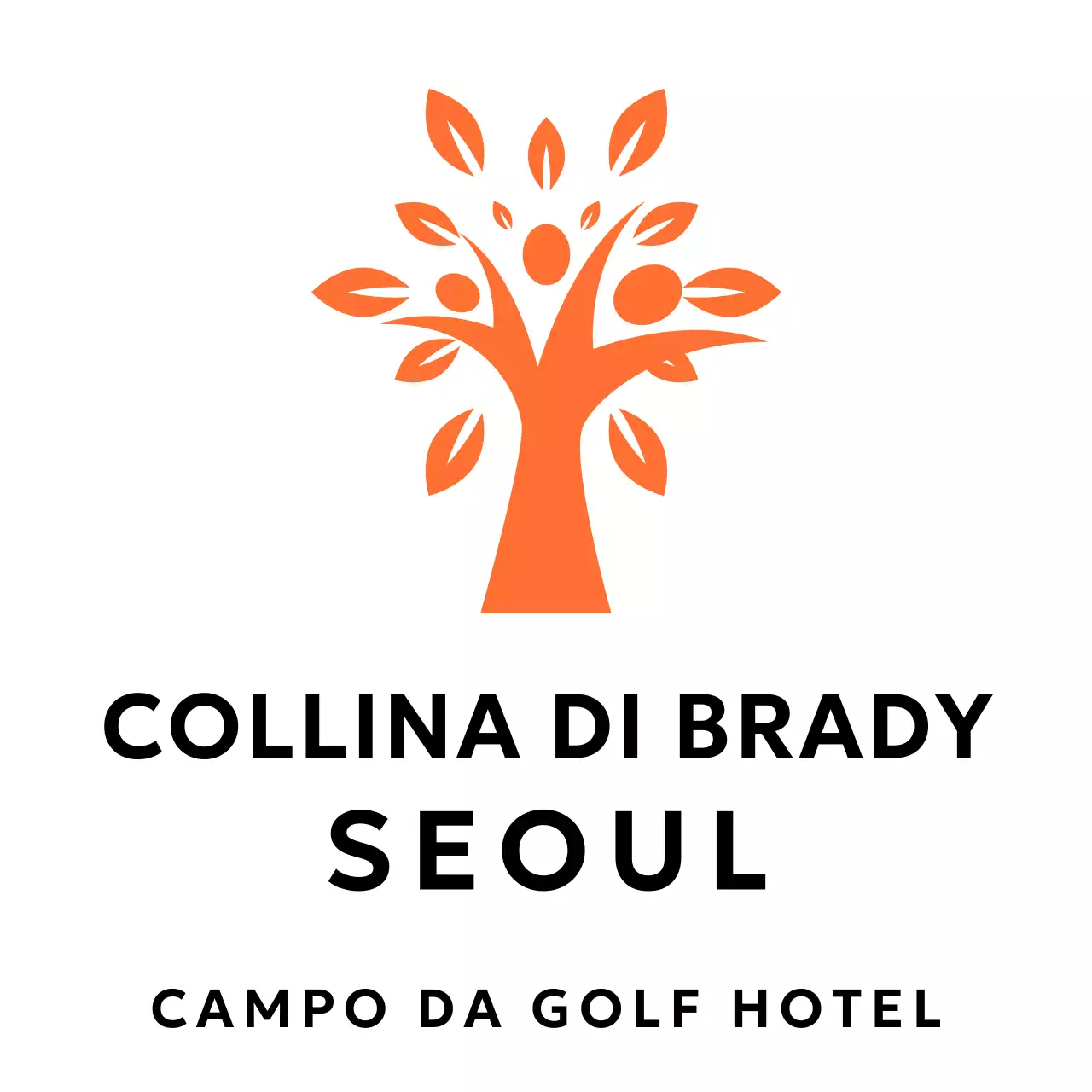 Design hotel con illustrazione di un albero con bacche