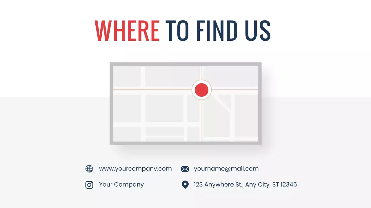 Navy Red modern minimal Bike Shop company's introduction