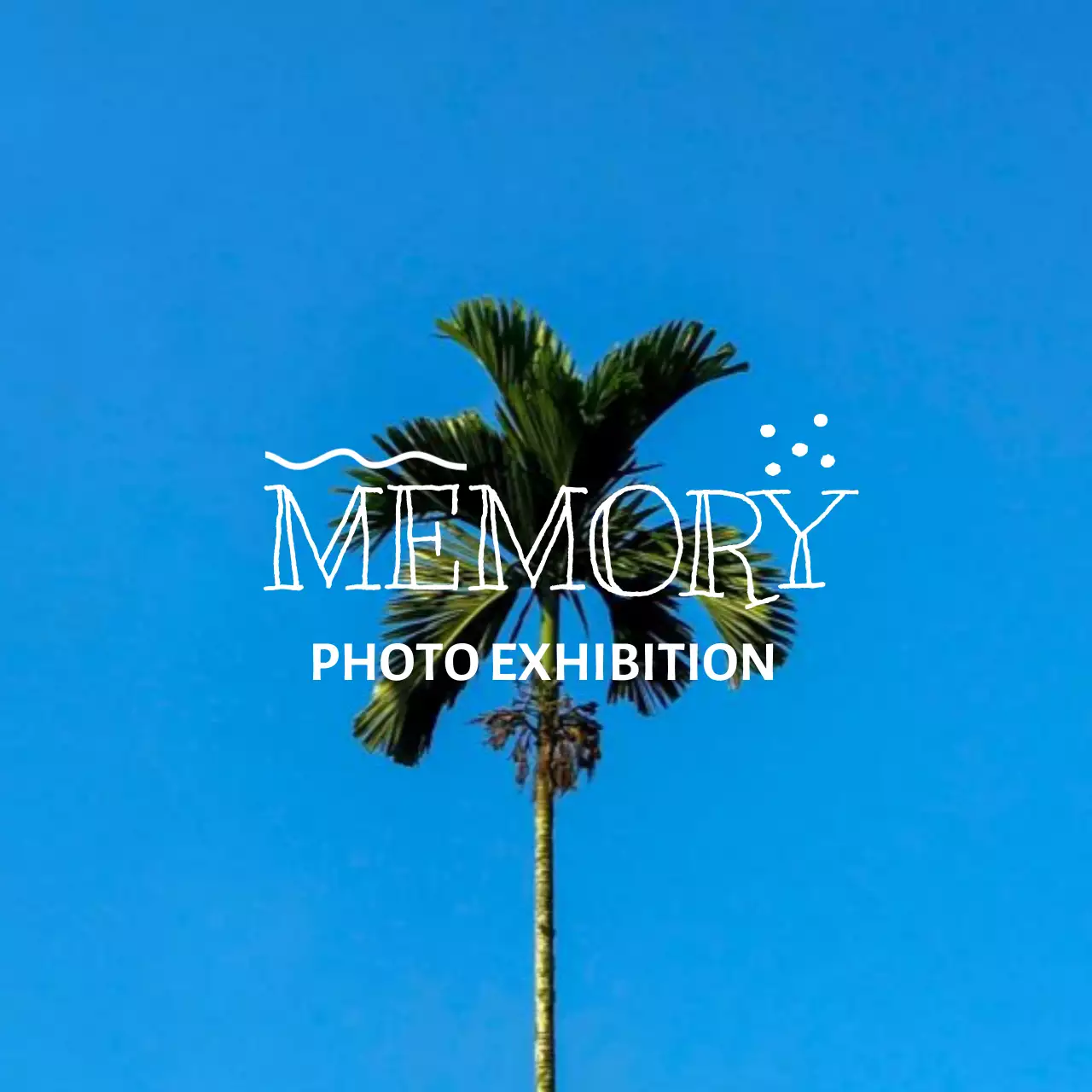 Merchandise pameran foto dengan konsep fotografi dan huruf yang emosional