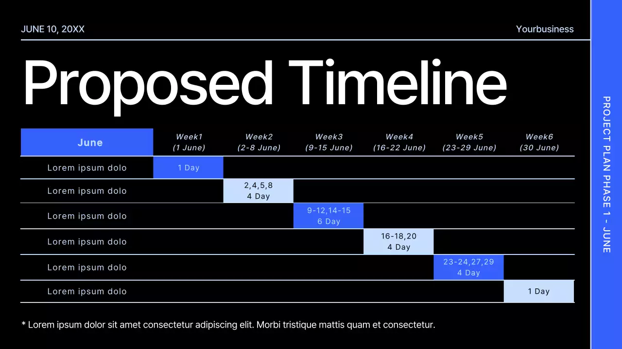 Black Modern Business Presentation